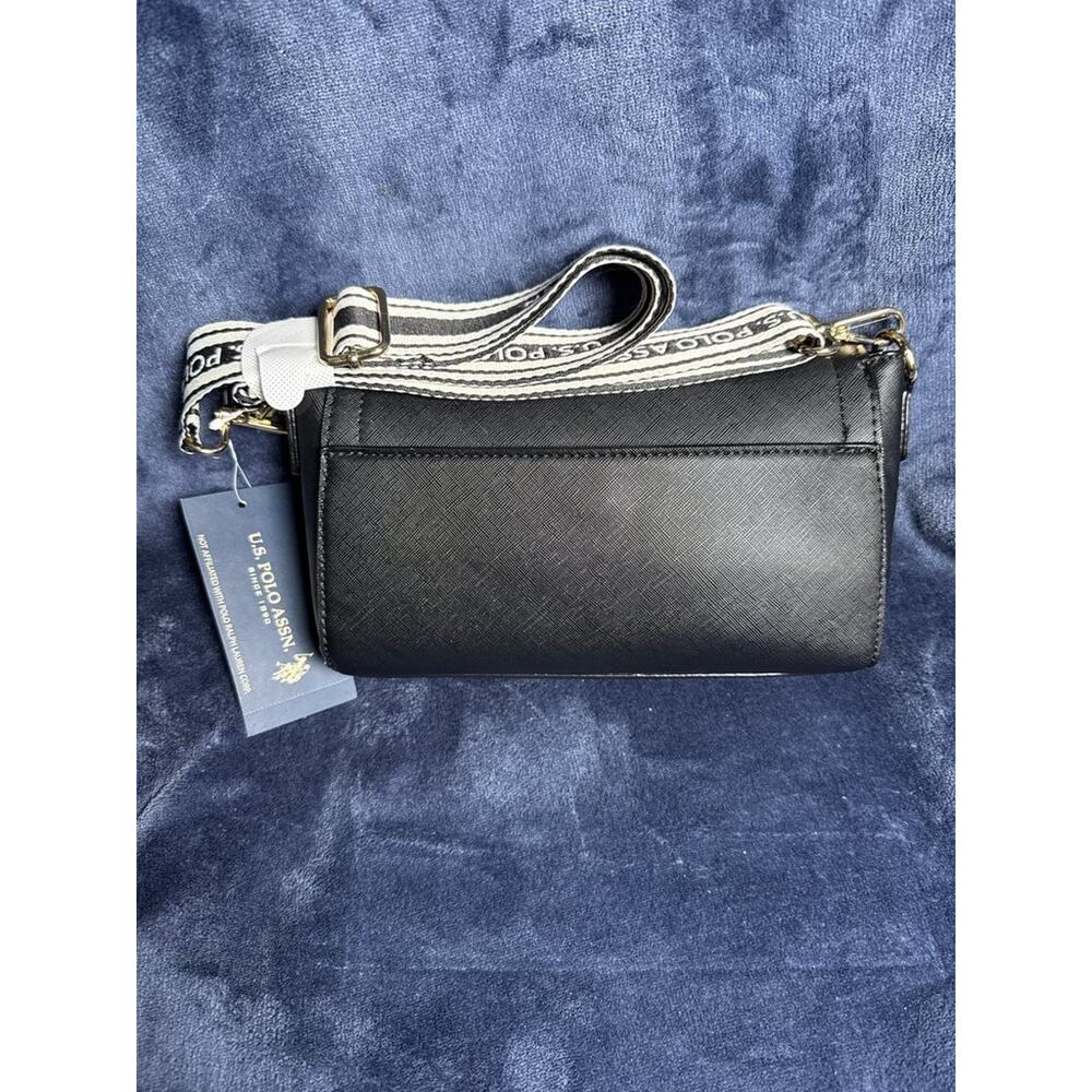 U.S. Polo Assn. Black Crossbody Bag NWT - Picture 6 of 8